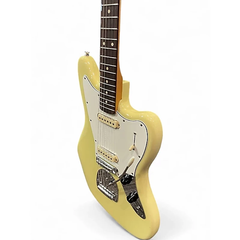 Used Fender PLAYER II JAGUAR HIALEAH YELLOW Solid Body Electric Guitar