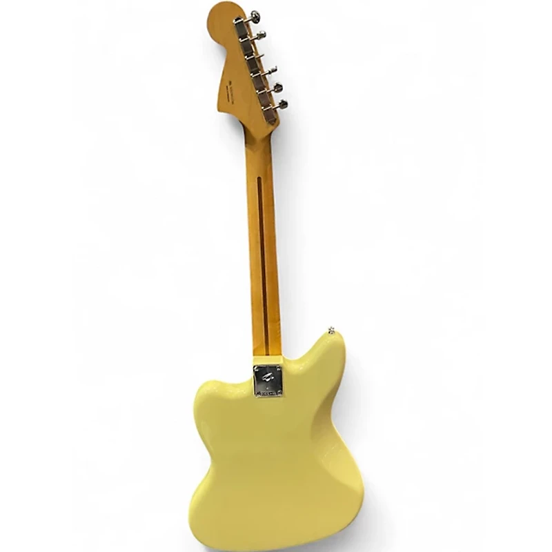 Used Fender PLAYER II JAGUAR HIALEAH YELLOW Solid Body Electric Guitar