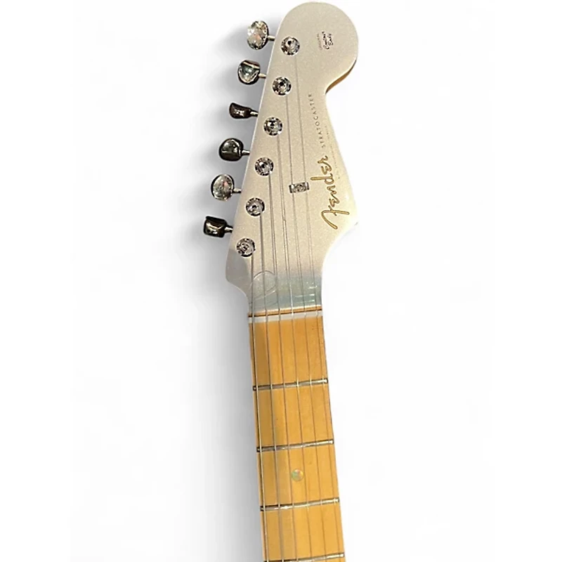 Used Fender H.E.R. Stratocaster Chrome Glow Solid Body Electric Guitar
