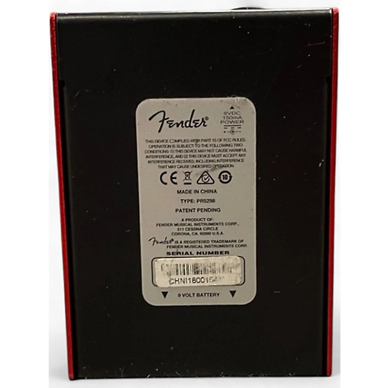 Used Fender SANTA ANA OVERDRIVE Effect Pedal