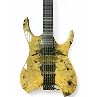 Used Mayones Hydra 6 Elite Master Grade Buckeye Burl Natural Solid Body Electric Guitar