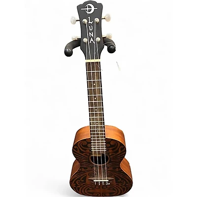 Used Luna tribal tenor Mahogany Ukulele
