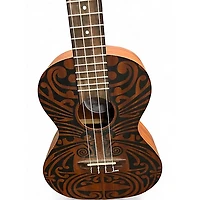 Used Luna tribal tenor Mahogany Ukulele