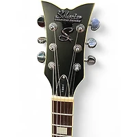 Used Schecter Guitar Research T S/H-1 Green Hollow Body Electric Guitar