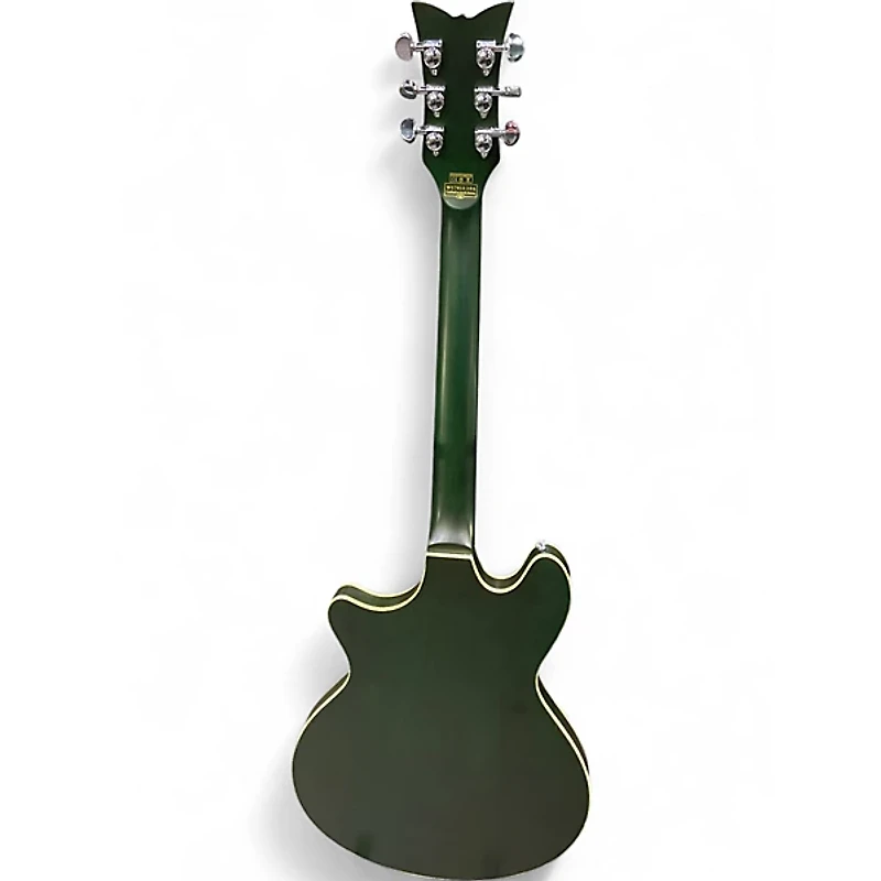 Used Schecter Guitar Research T S/H-1 Green Hollow Body Electric Guitar