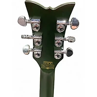 Used Schecter Guitar Research T S/H-1 Green Hollow Body Electric Guitar