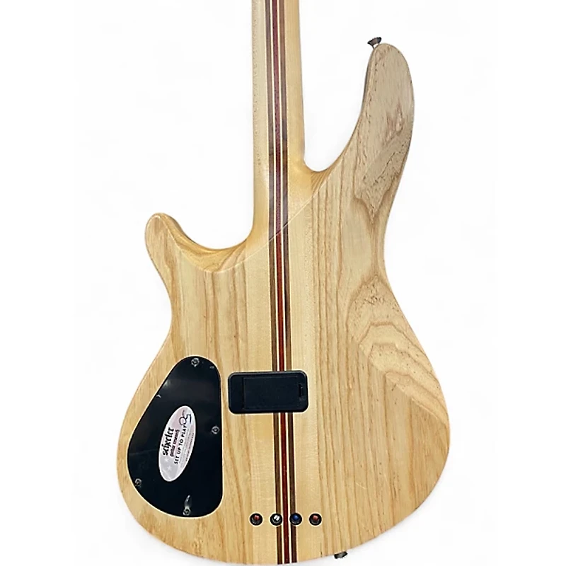 Used Schecter Guitar Research SLS Elite-4 Black Fade Burst Electric Bass Guitar
