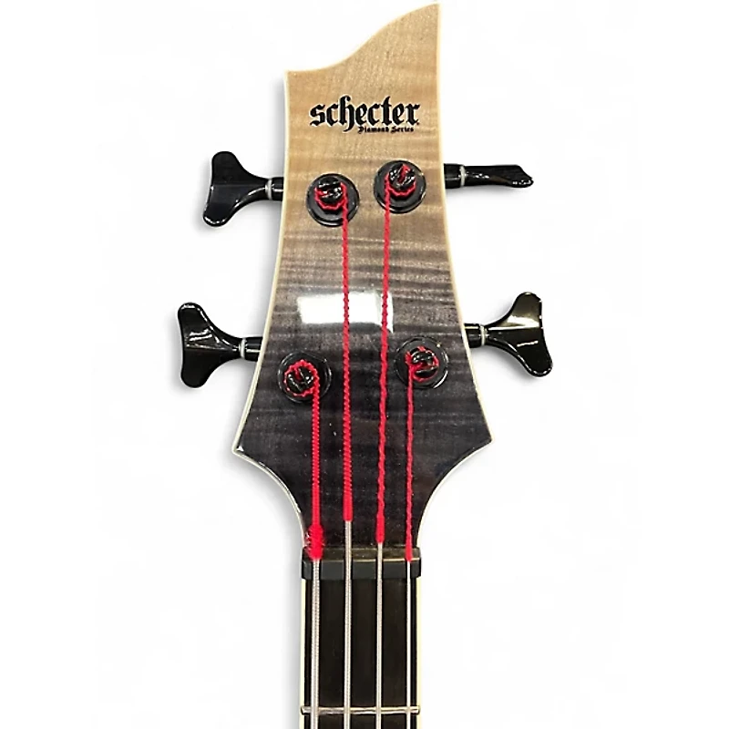 Used Schecter Guitar Research SLS Elite-4 Black Fade Burst Electric Bass Guitar