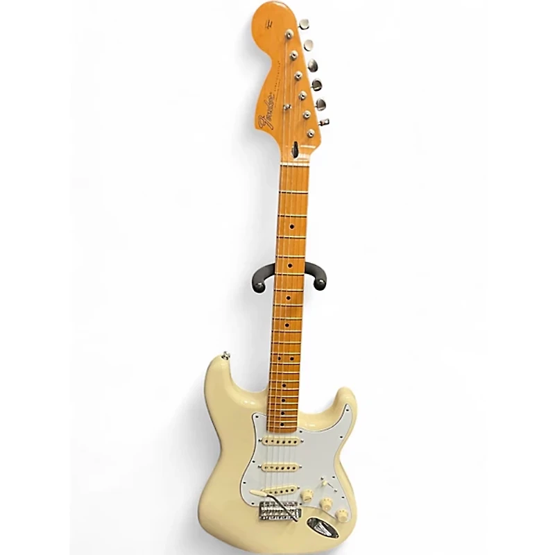 Used 2023 Fender Jimi Hendrix Stratocaster Olympic White Solid Body Electric Guitar