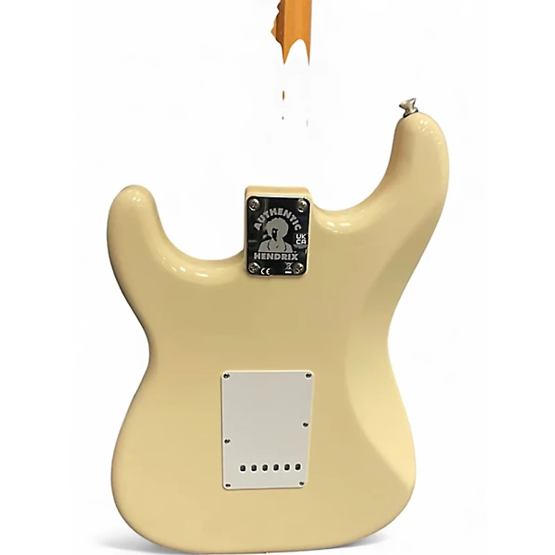 Used 2023 Fender Jimi Hendrix Stratocaster Olympic White Solid Body Electric Guitar