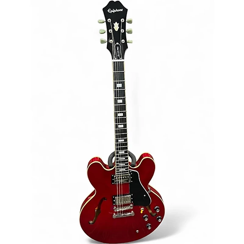 Used Epiphone ES335 Pro Red Hollow Body Electric Guitar