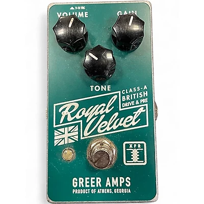Used Greer Amplification ROYAL VELVET Effect Pedal