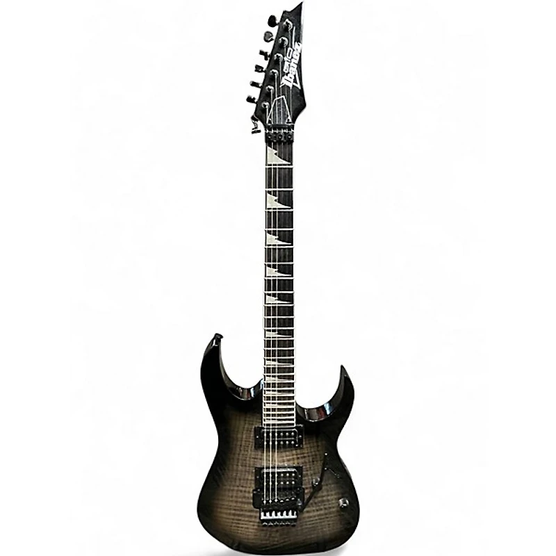 Used Ibanez RG320 TRANSPARENT BLACK SUNBURST Solid Body Electric Guitar