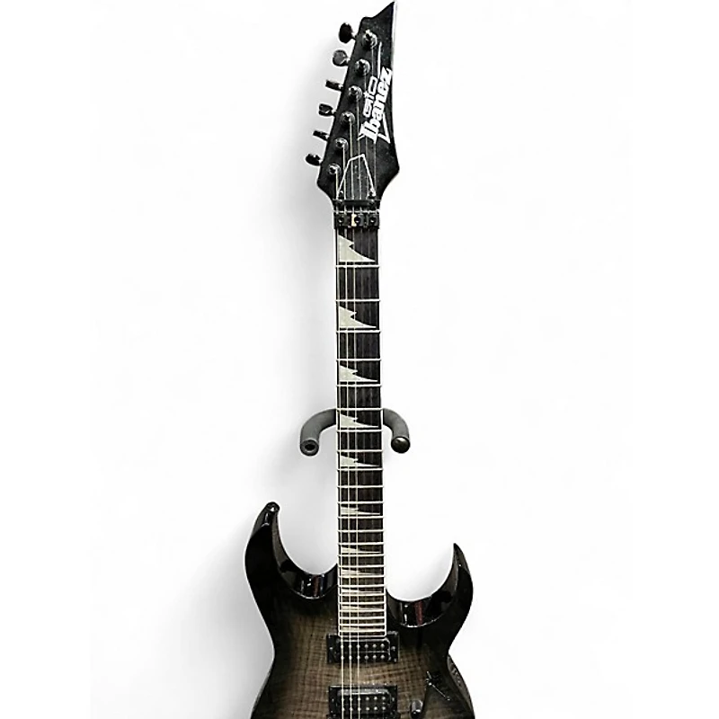 Used Ibanez RG320 TRANSPARENT BLACK SUNBURST Solid Body Electric Guitar