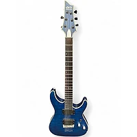 Used Schecter Guitar Research C1 Platinum Blue Solid Body Electric Guitar