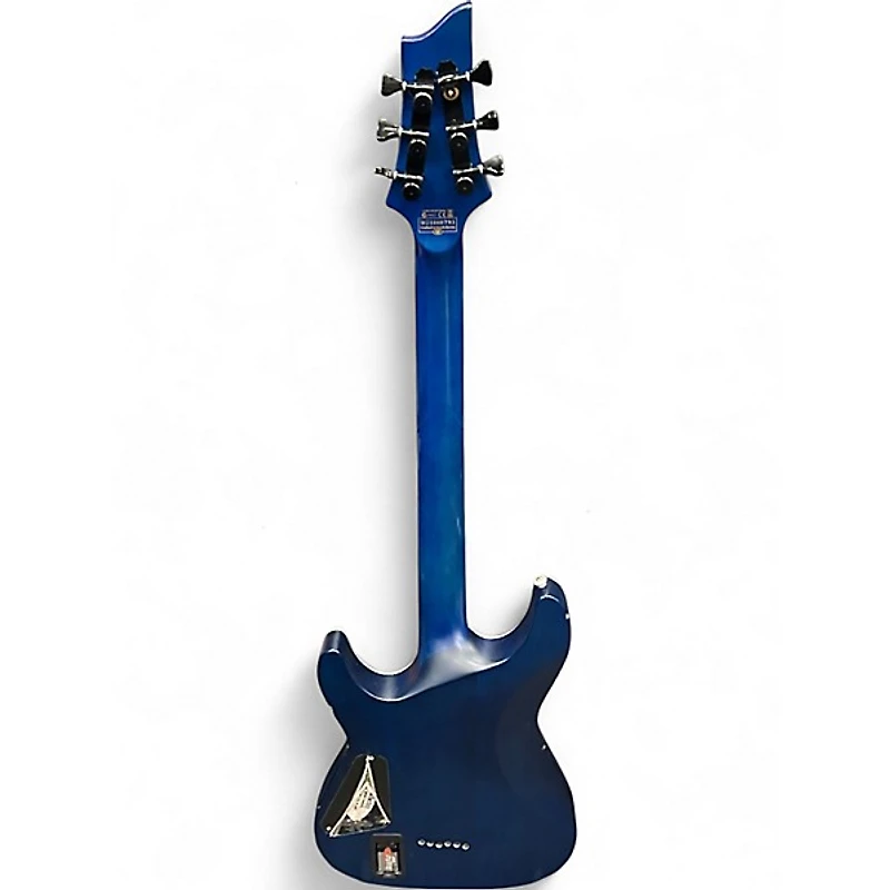 Used Schecter Guitar Research C1 Platinum Blue Solid Body Electric Guitar