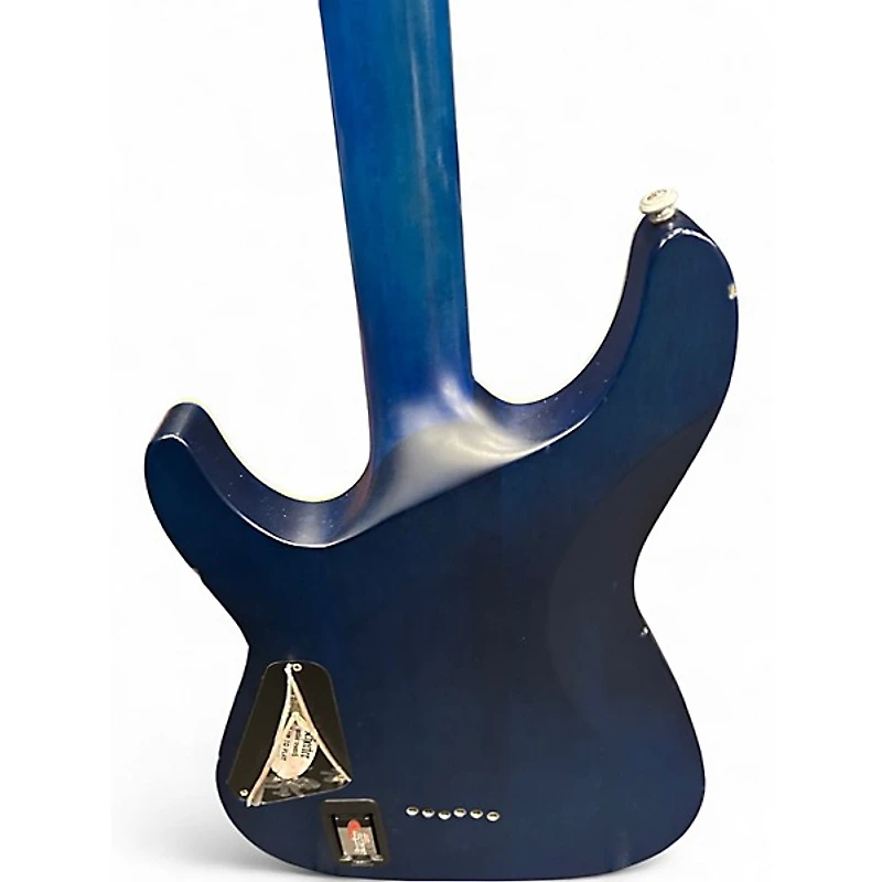 Used Schecter Guitar Research C1 Platinum Blue Solid Body Electric Guitar