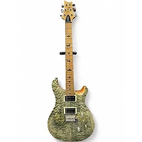 Used PRS CE24 GREEN Solid Body Electric Guitar
