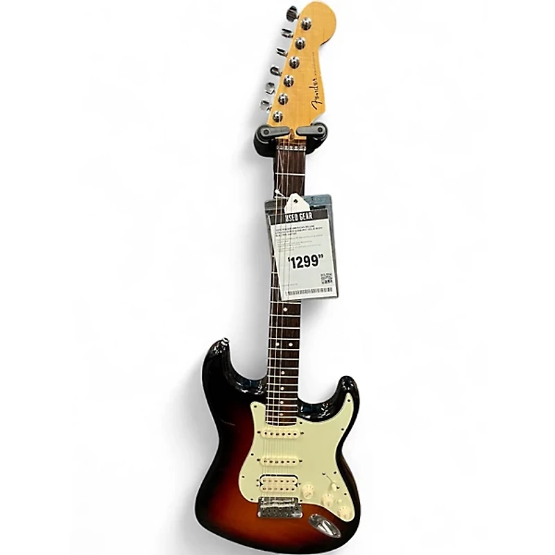 Used Fender American Deluxe Stratocaster Sunburst Solid Body Electric Guitar
