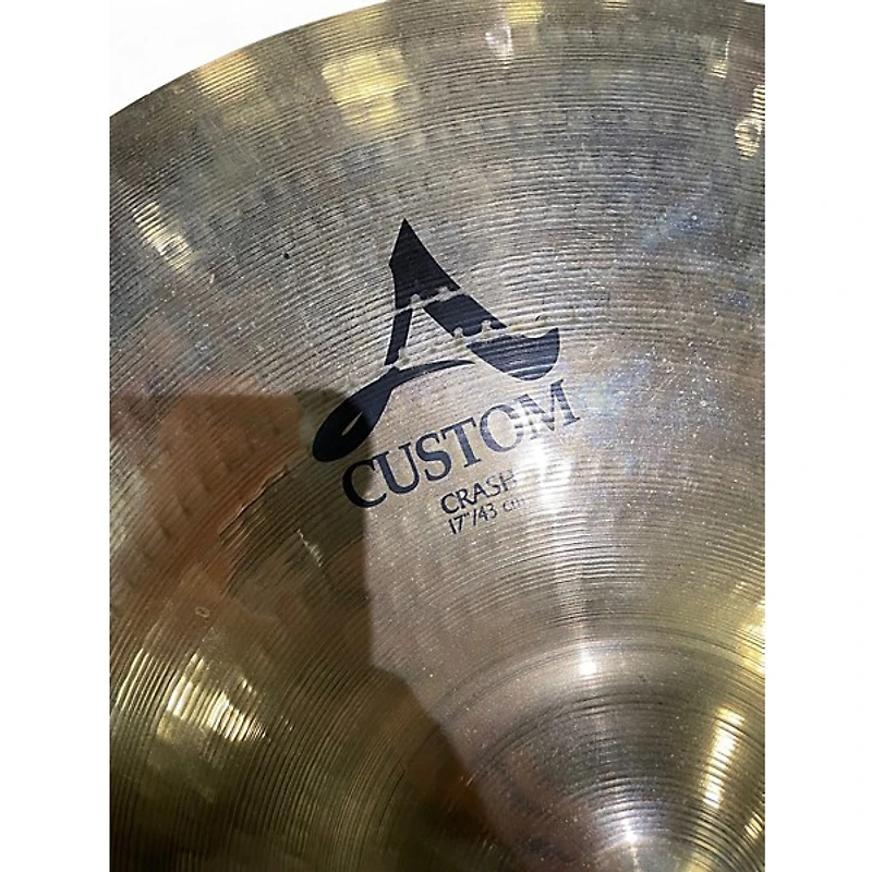 Used Zildjian 17in A Custom Crash Cymbal
