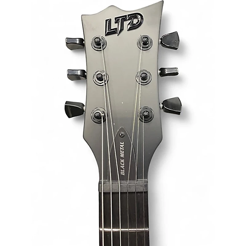 Used ESP LTD EC Black Metal Black Solid Body Electric Guitar