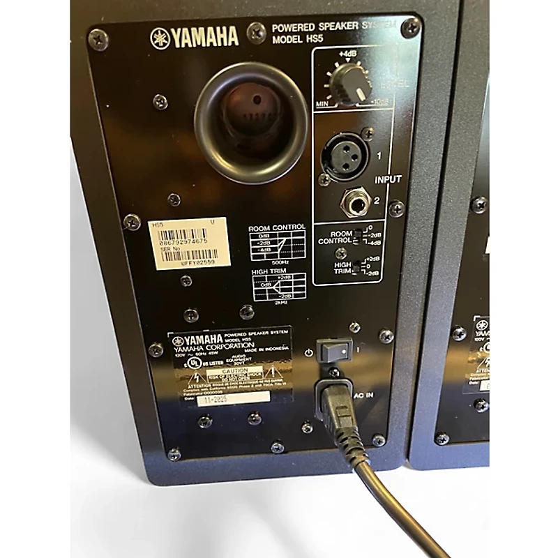 Used Yamaha HS5 Pair Powered Monitor