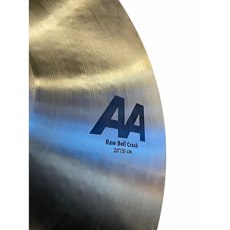 Used SABIAN 20in AA Raw Bell Crash Cymbal