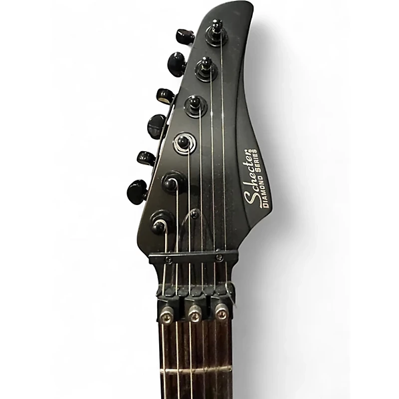 Used Schecter Guitar Research E1 FRS BLACK Solid Body Electric Guitar