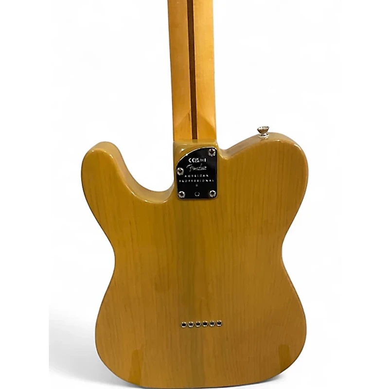Used Fender American Professional II Telecaster Butterscotch Blonde Solid Body Electric Guitar