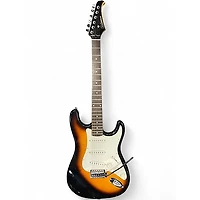 Used Silvertone SS10 SUNBURST Solid Body Electric Guitar