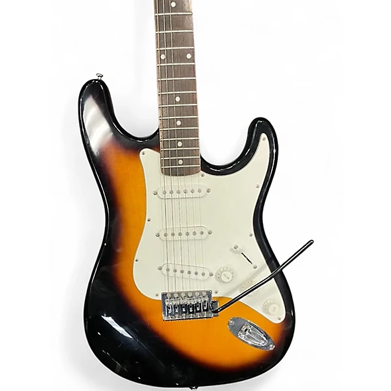 Used Silvertone SS10 SUNBURST Solid Body Electric Guitar