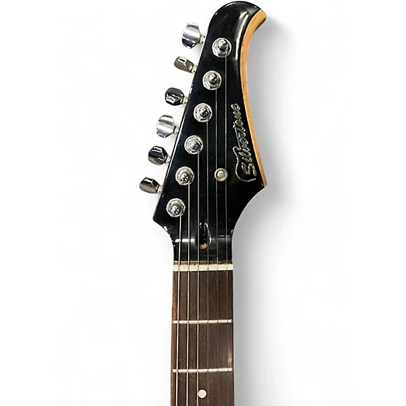 Used Silvertone SS10 SUNBURST Solid Body Electric Guitar