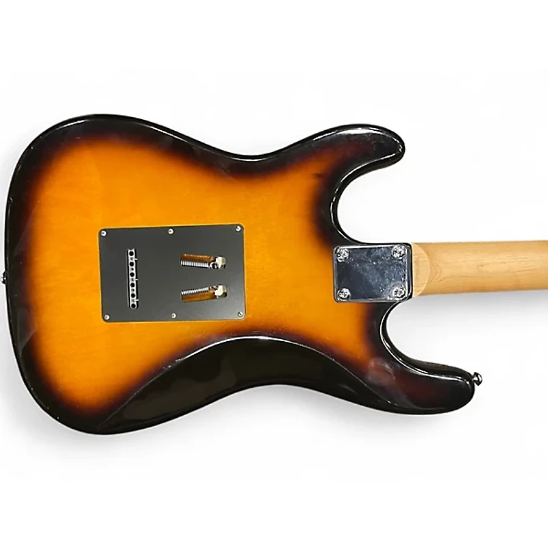 Used Silvertone SS10 SUNBURST Solid Body Electric Guitar