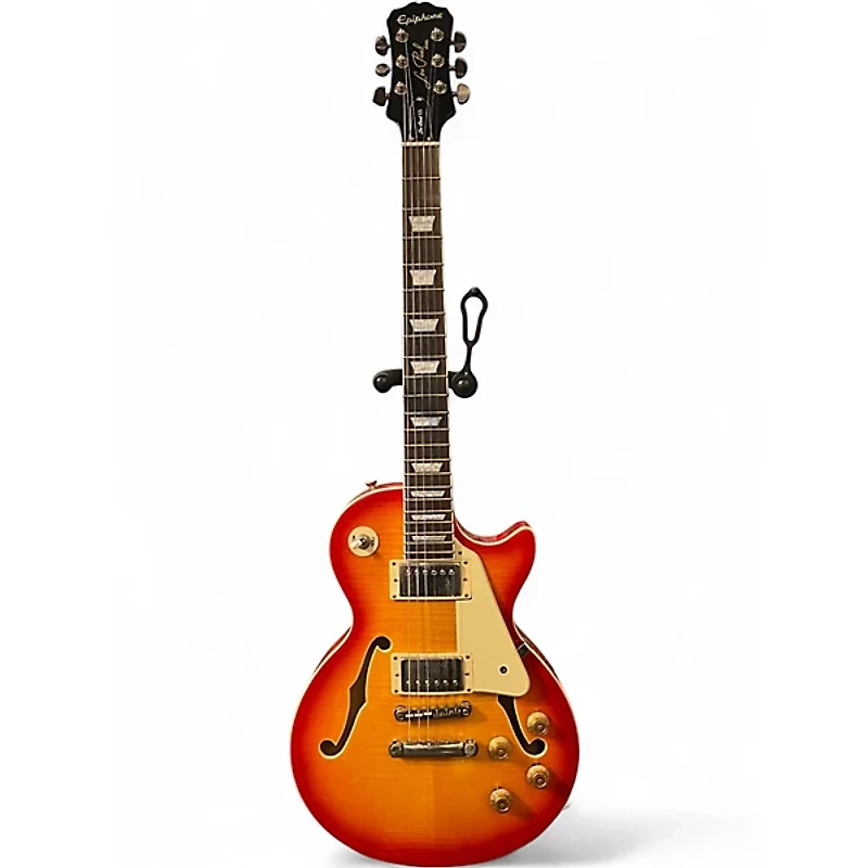 Used Epiphone Les Paul ES Cherry Sunburst Hollow Body Electric Guitar