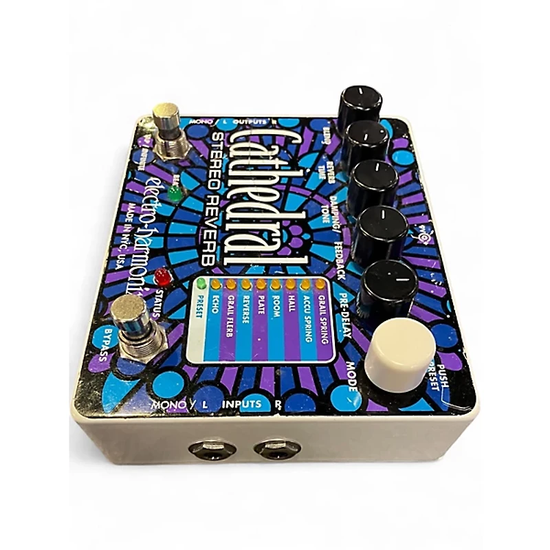 Used Electro-Harmonix Cathedral Stereo Reverb Effect Pedal