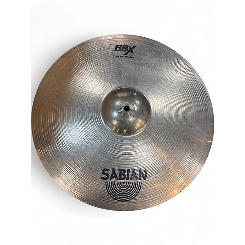 Used SABIAN 18in B8X CRASH RIDE Cymbal