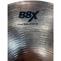 Used SABIAN 18in B8X CRASH RIDE Cymbal