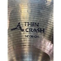 Used Zildjian 14in A Series Thin Crash Cymbal