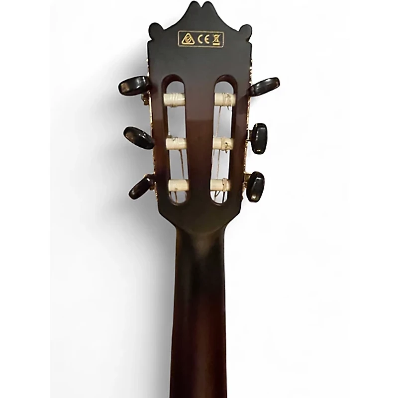 Used Ibanez ga35tce-dvs dark violin burst Classical Acoustic Electric Guitar