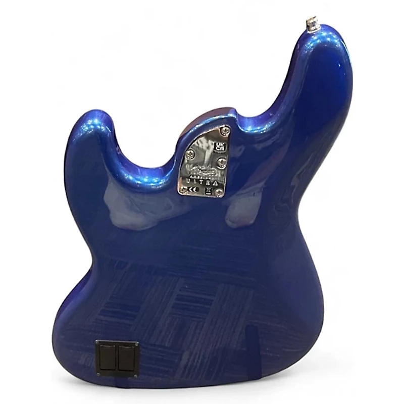 Used Fender AMERICAN ULTRA JAZZ BASS COBRA BLUE Electric Bass Guitar