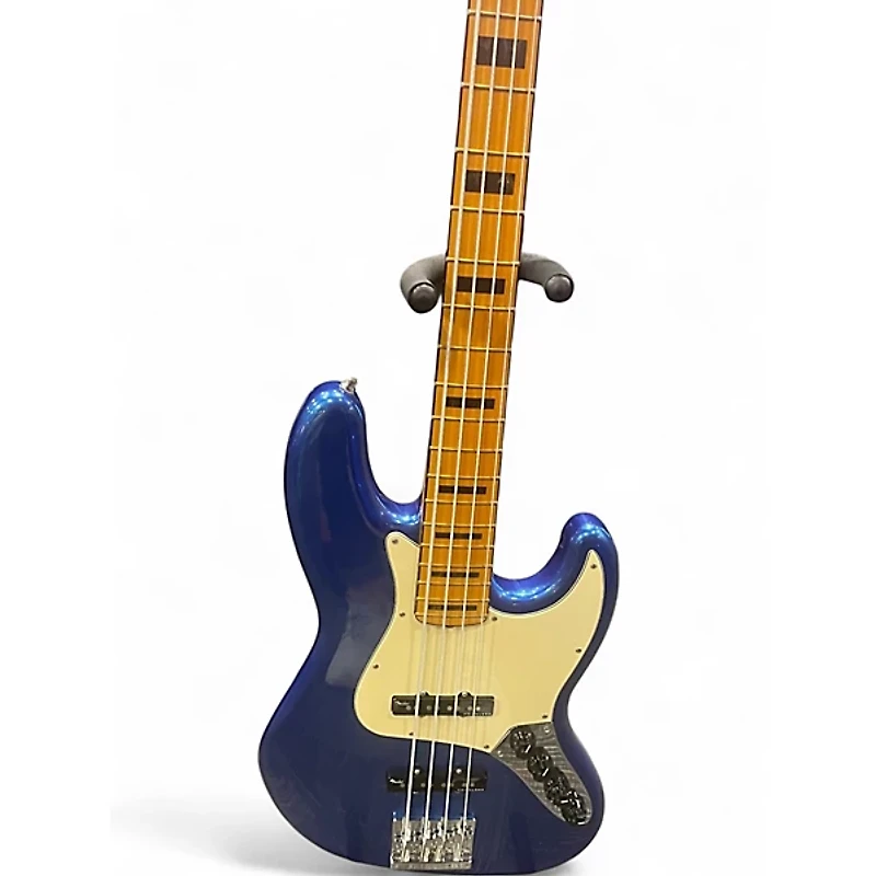 Used Fender AMERICAN ULTRA JAZZ BASS COBRA BLUE Electric Bass Guitar