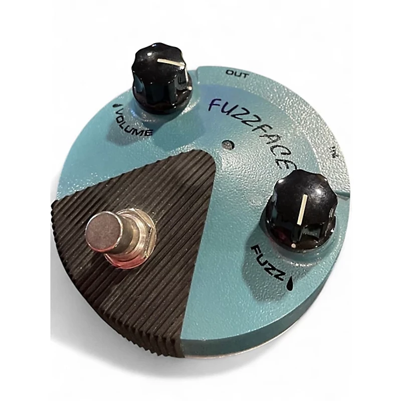 Used Dunlop Jimi Hendrix Fuzz Face Mini Turquoise Effect Pedal