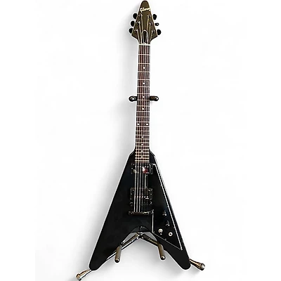 Used Gibson Flying V B-2 Satin Black Solid Body Electric Guitar