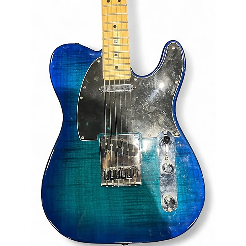 Used Fender LIMITED EDITION PLAYER TELECASTER Blue Burst Solid Body Electric Guitar