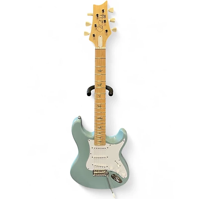 Used PRS SE Silver Sky stone blue Solid Body Electric Guitar