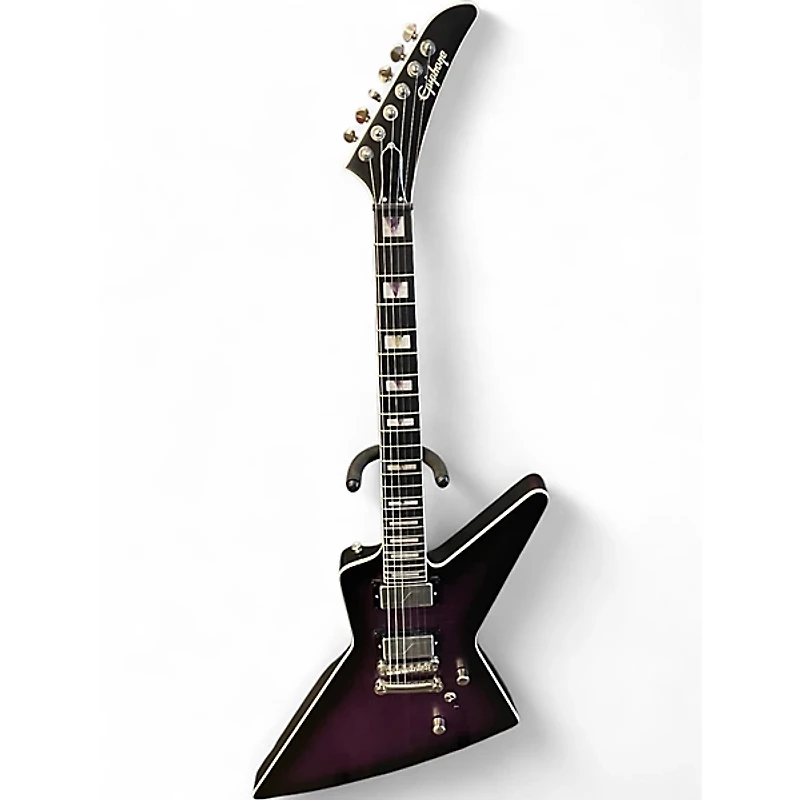 Used Epiphone prophecy Extura Trans Purple Solid Body Electric Guitar
