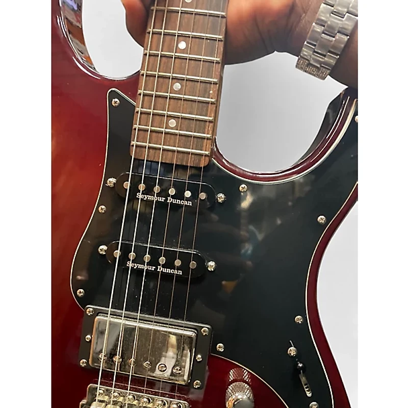 Used Yamaha Pacifica Burgundy Solid Body Electric Guitar