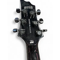 Used ESP LTD MH1000 Deluxe Trans Black Solid Body Electric Guitar