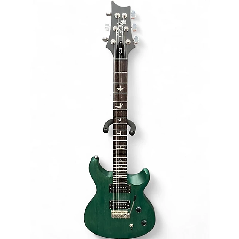Used PRS SE CE GREEN Solid Body Electric Guitar