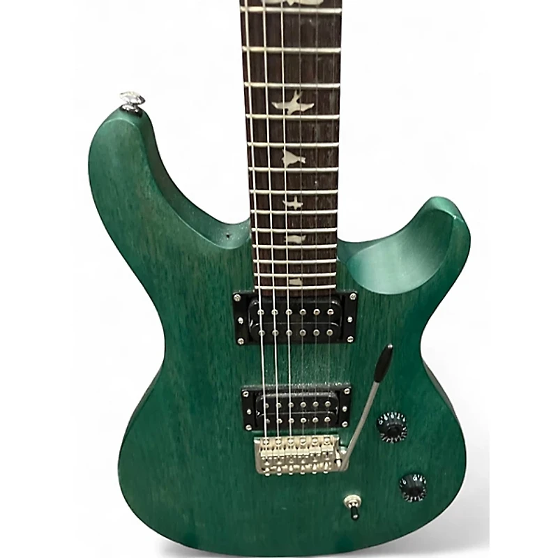 Used PRS SE CE GREEN Solid Body Electric Guitar